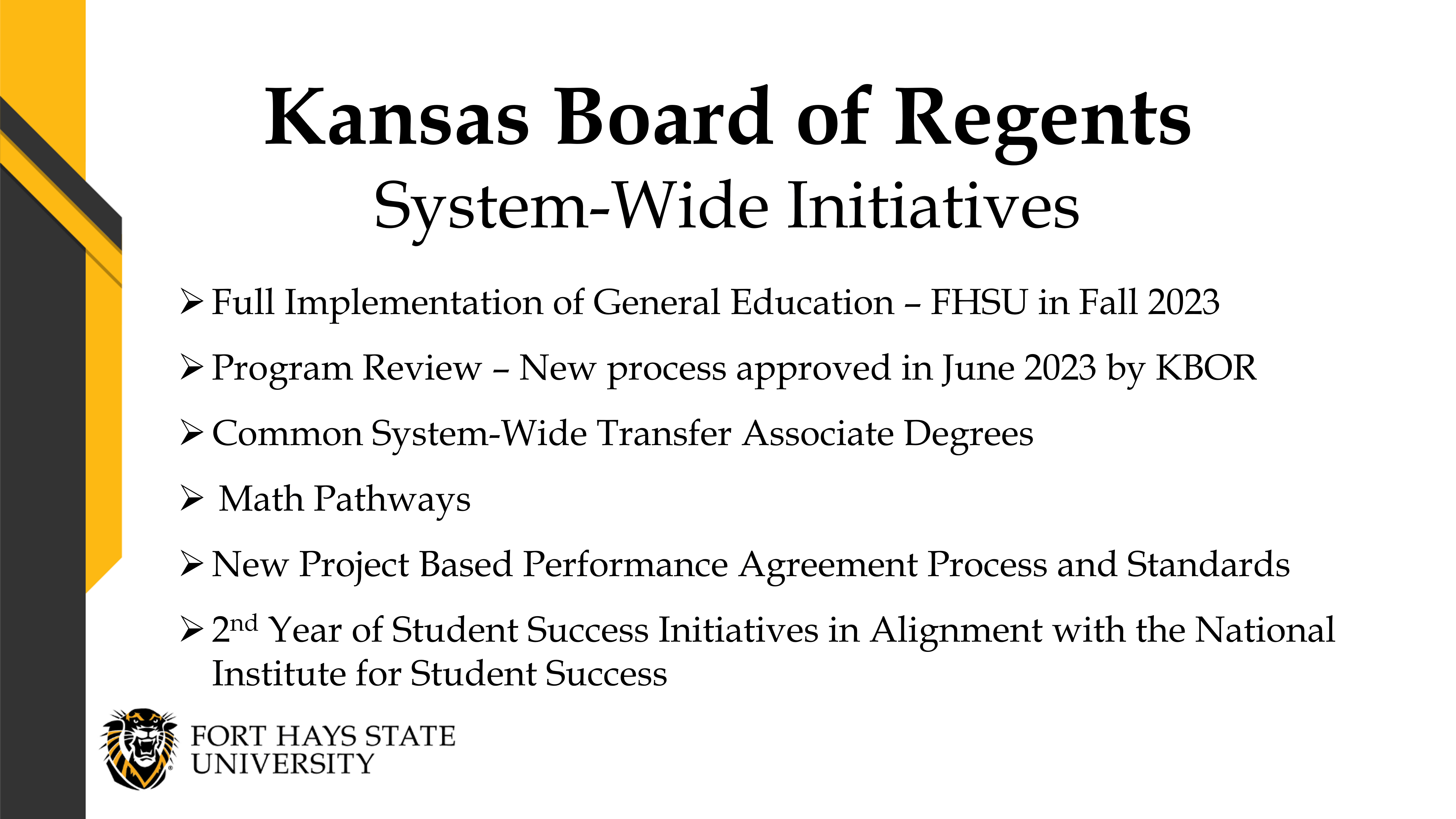 Kansas Board of Regents 2023