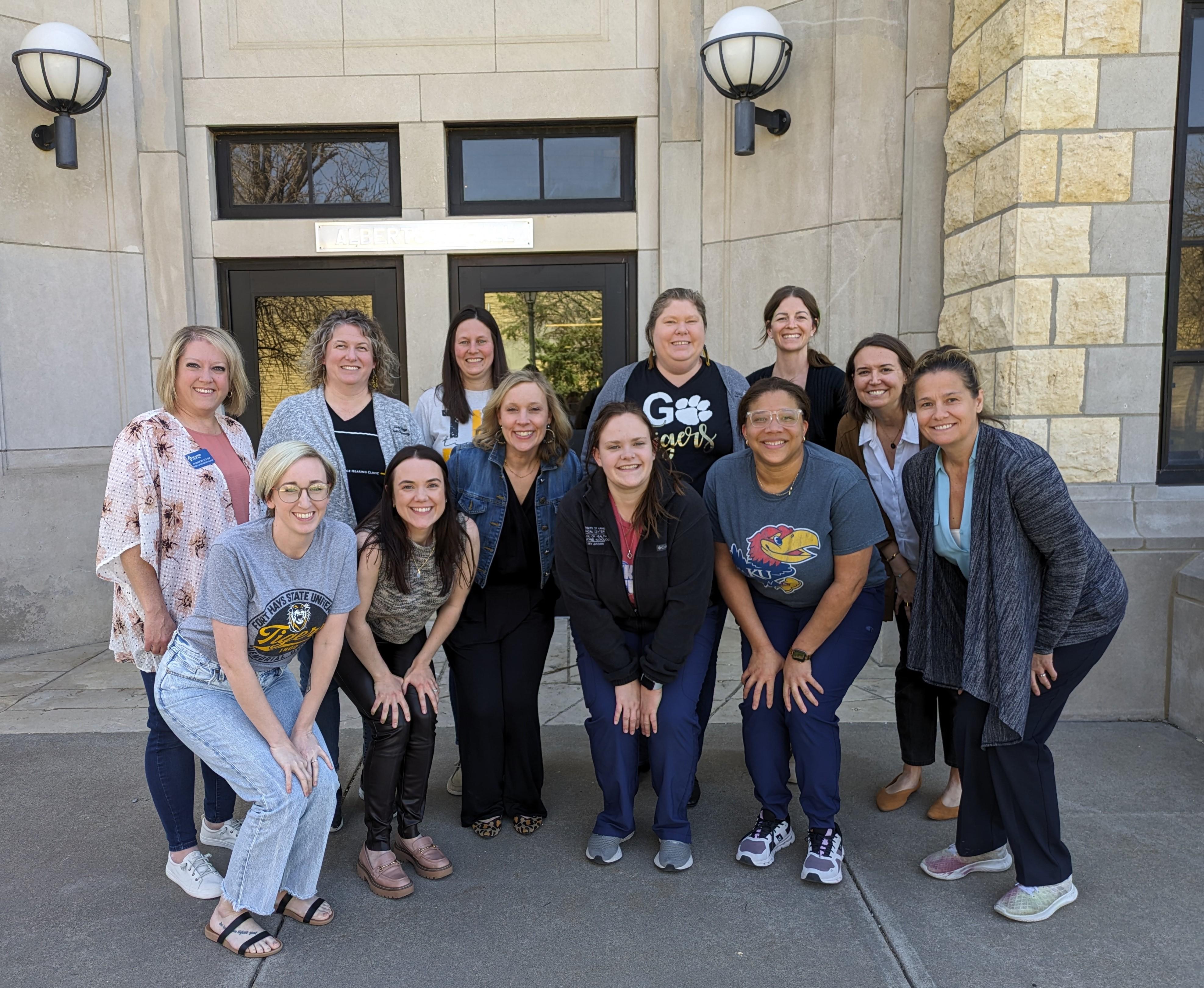FHSU faculty and students collaborated with KU’s outreach team to conduct autism evaluations and audiology screenings.