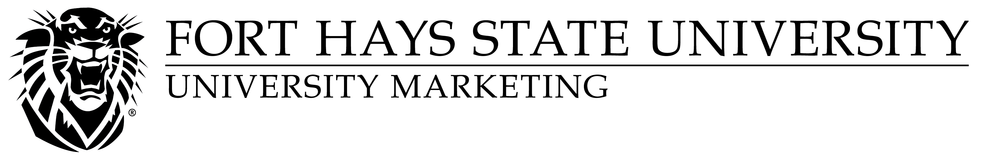 FHSU department logo - black - long