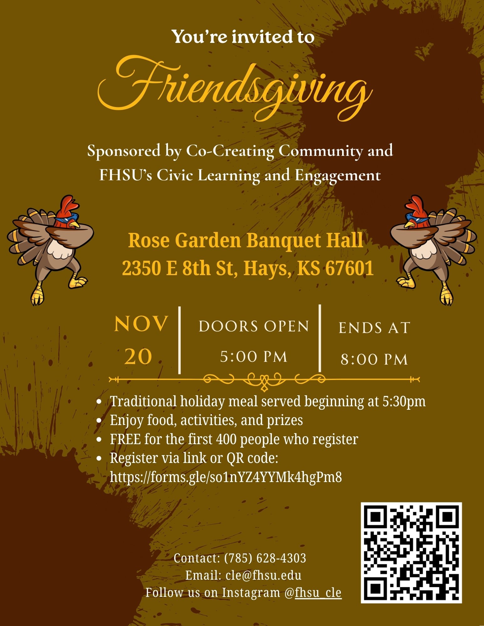 Friendsgiving poster