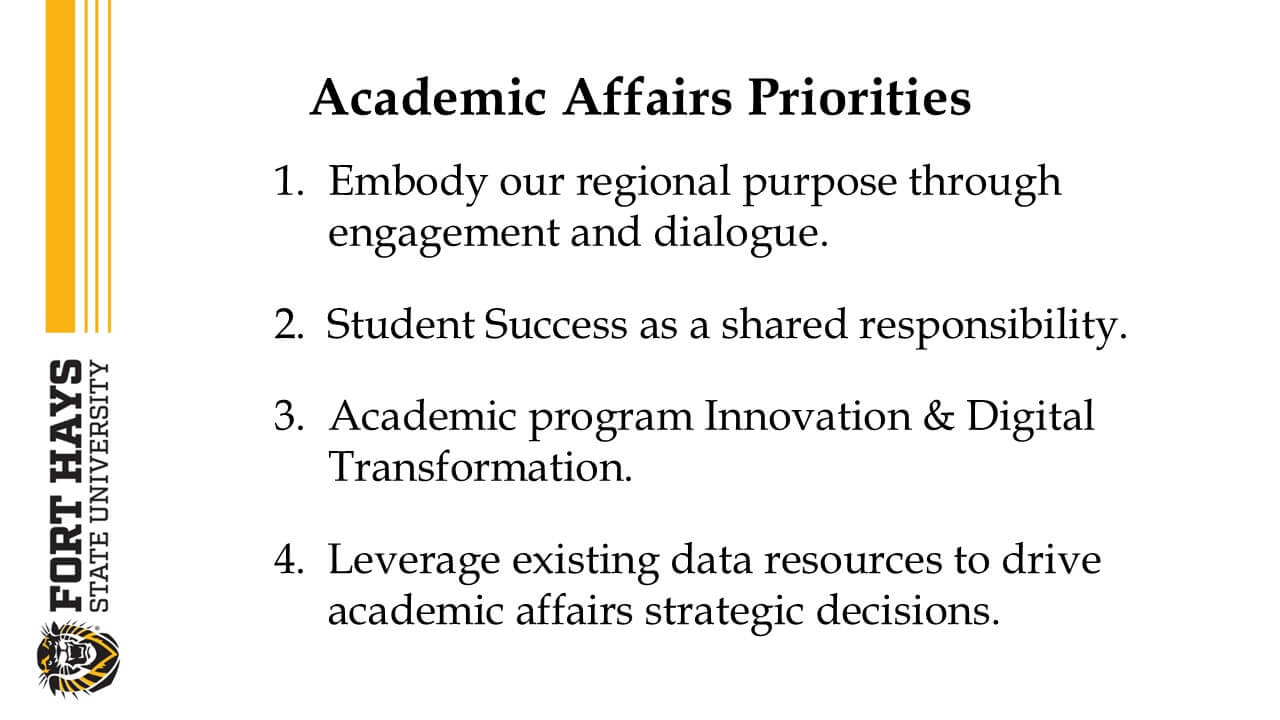 Academic Affairs Priorities
