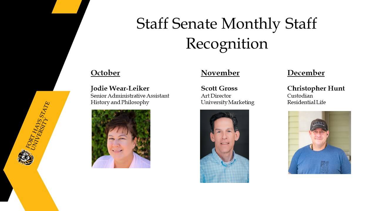 Staff Senate Employees of the Month