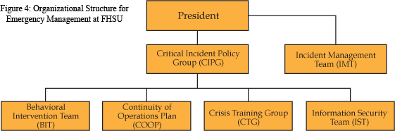 organizational stucture emergency management