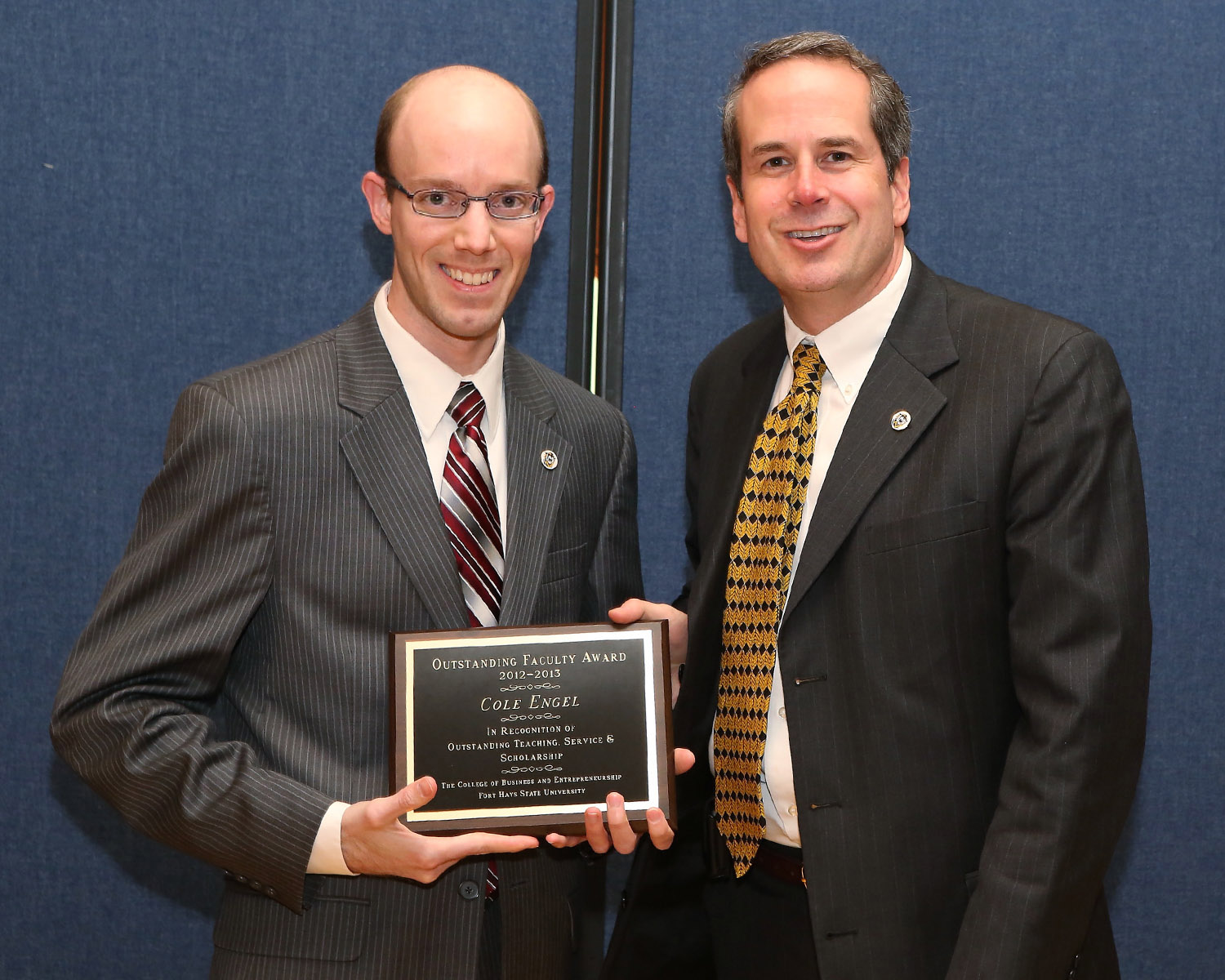 College of Business and Entrepreneurship Outstanding Faculty Award for 2013