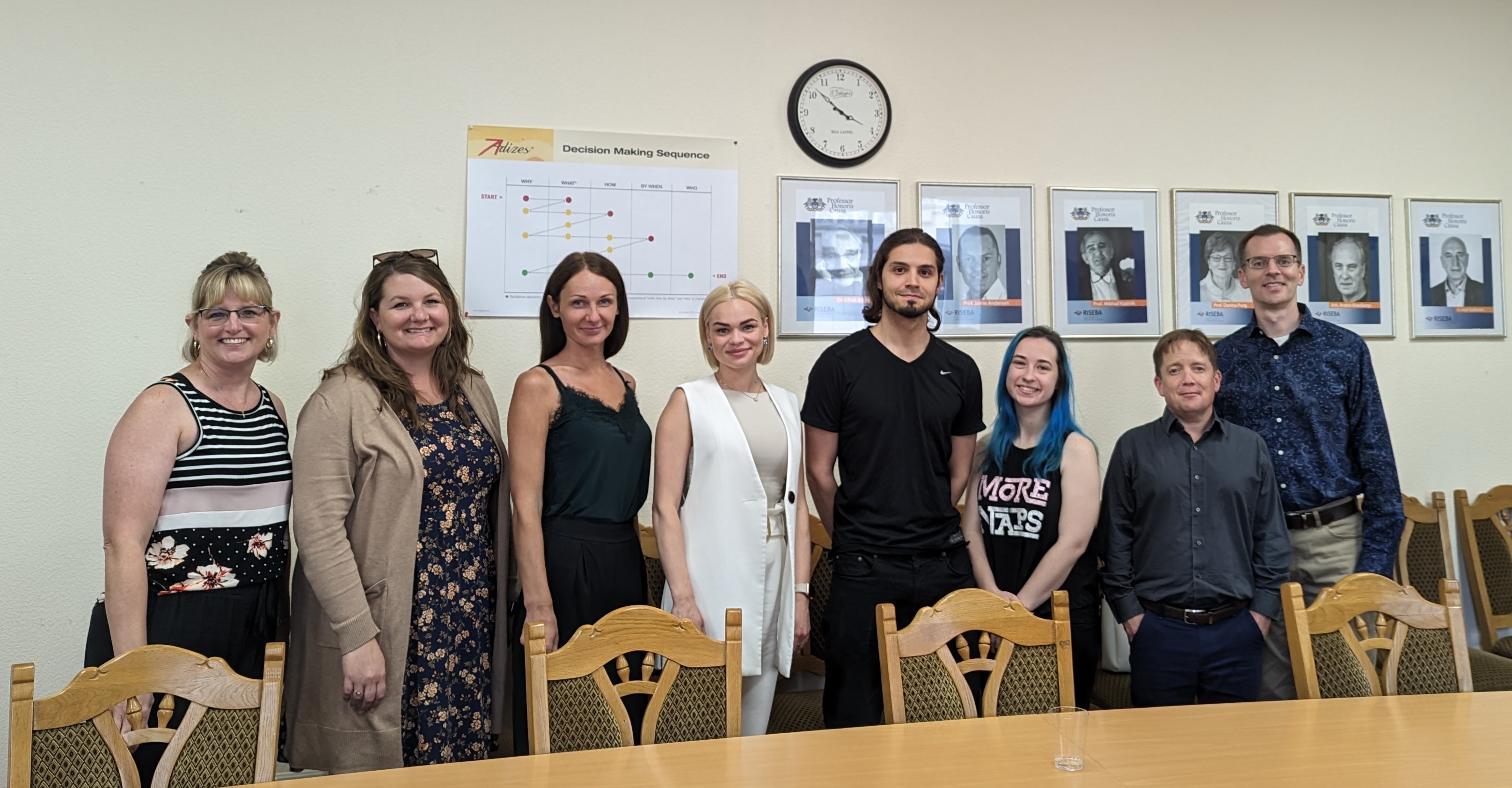 FHSU Riga Students Staff