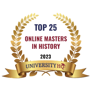 Top 25 Online Masters Badge