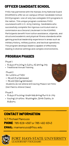 OCS Informational Card Rack 2026