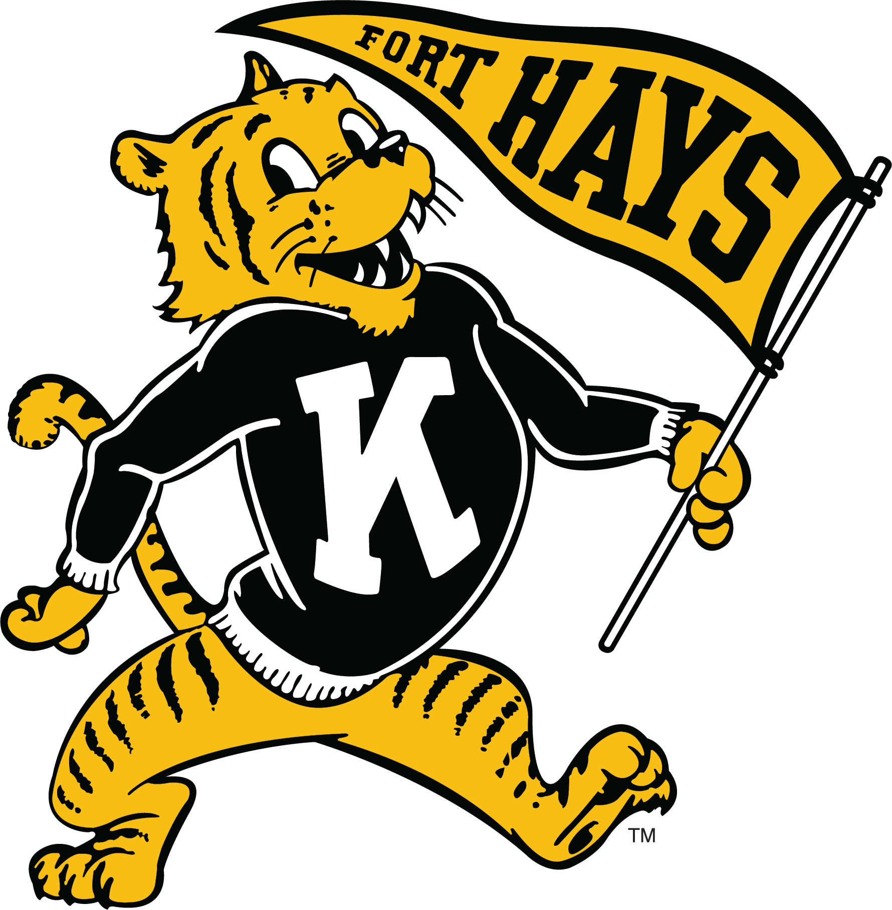 1978 K Jersey Cartoon Tiger