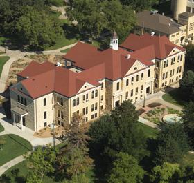 Aerial of Picken Hall