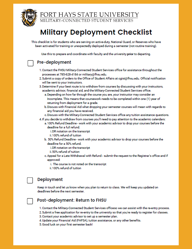 Deployment & Activation Checklist
