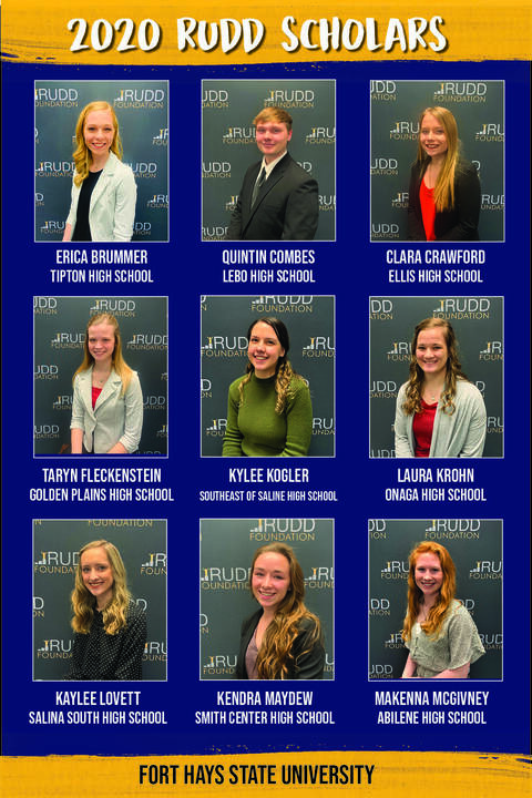 FHSU Rudd Foundation scholars