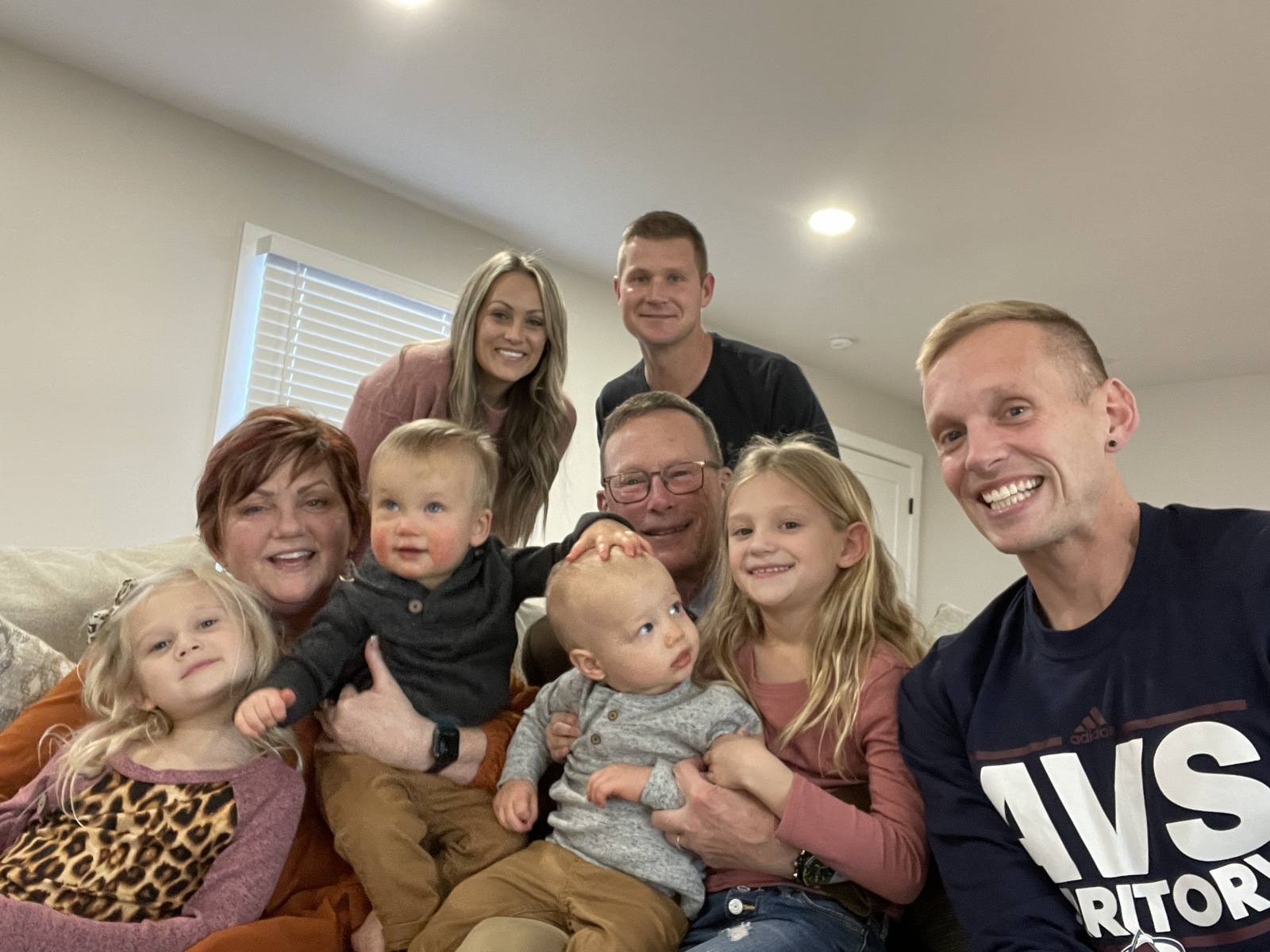 FHSU Medical Director Dr. Jeffery Curtis (center) and family