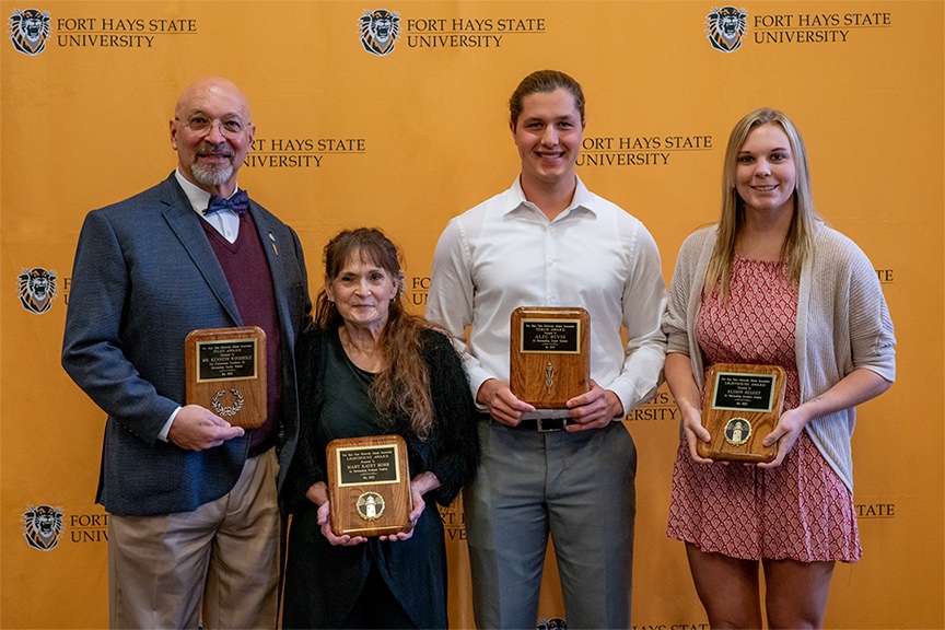 From left, Kenneth Windholz, Mary Kathy Robb, Alec Bevis, and Alison Helget