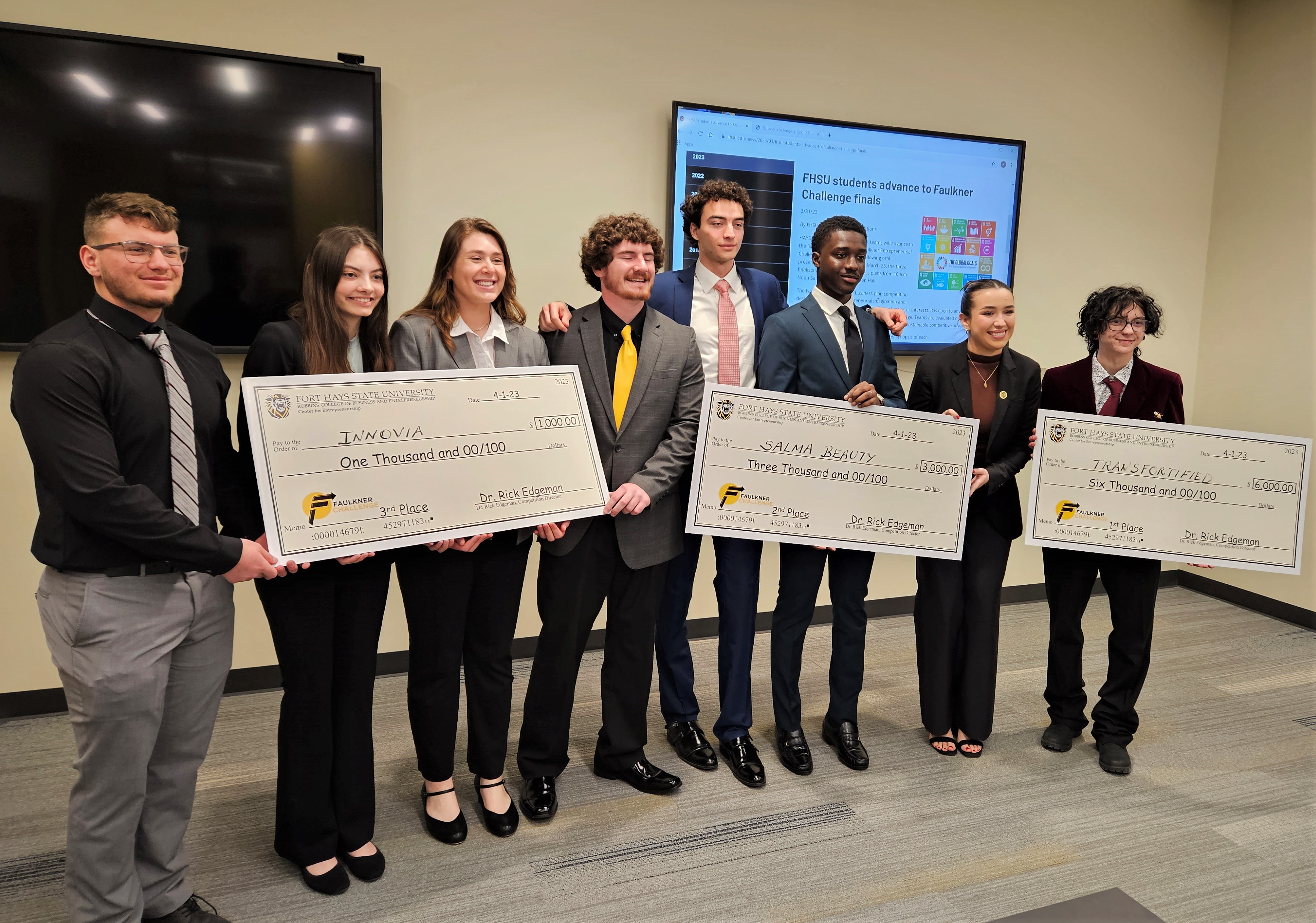 Top three Faulkner Challenge teams awarded $10,000 at 2023 competition