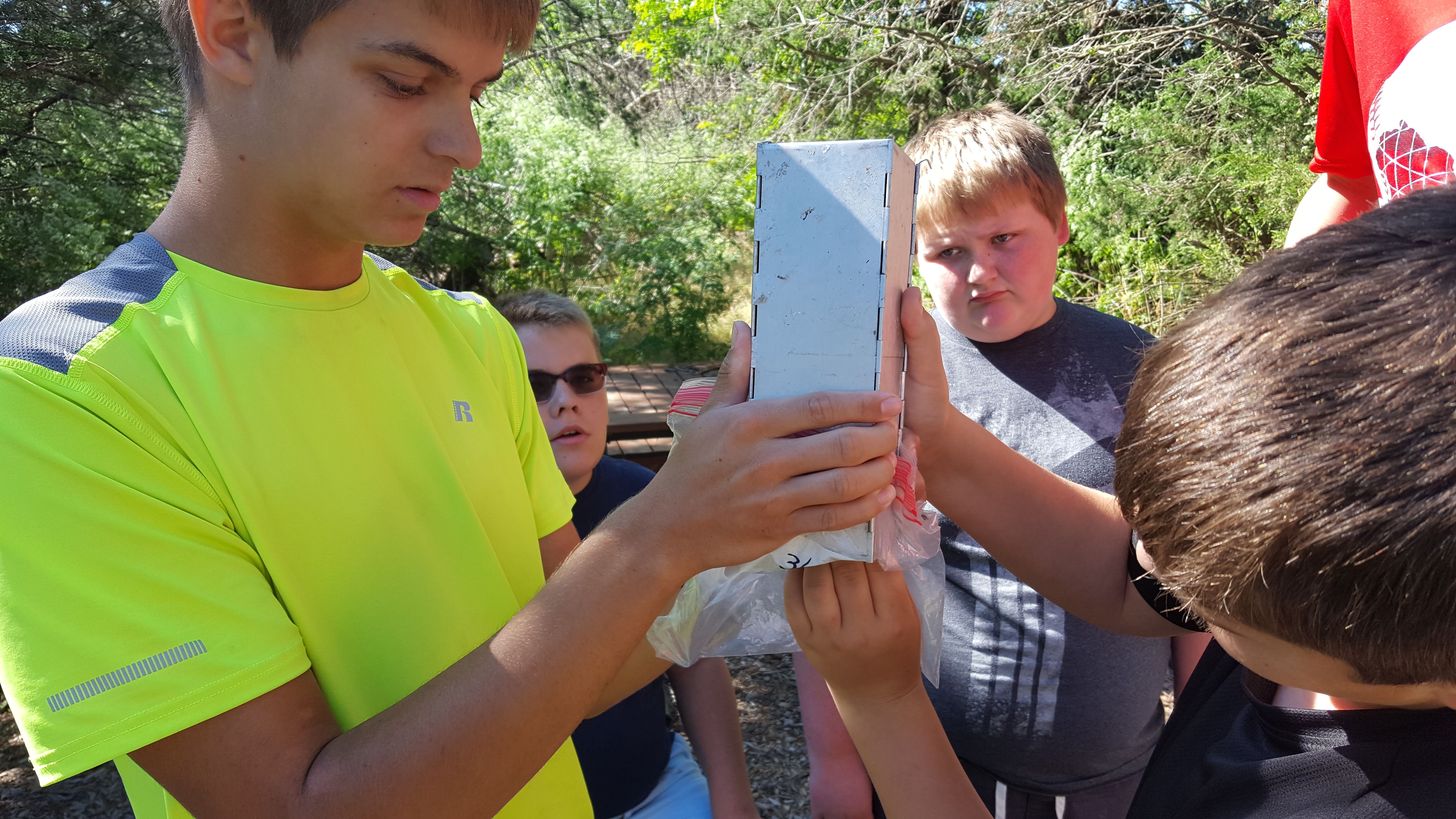 During the KWEC Field Biology Day Camp, students will participate in various field research projects.