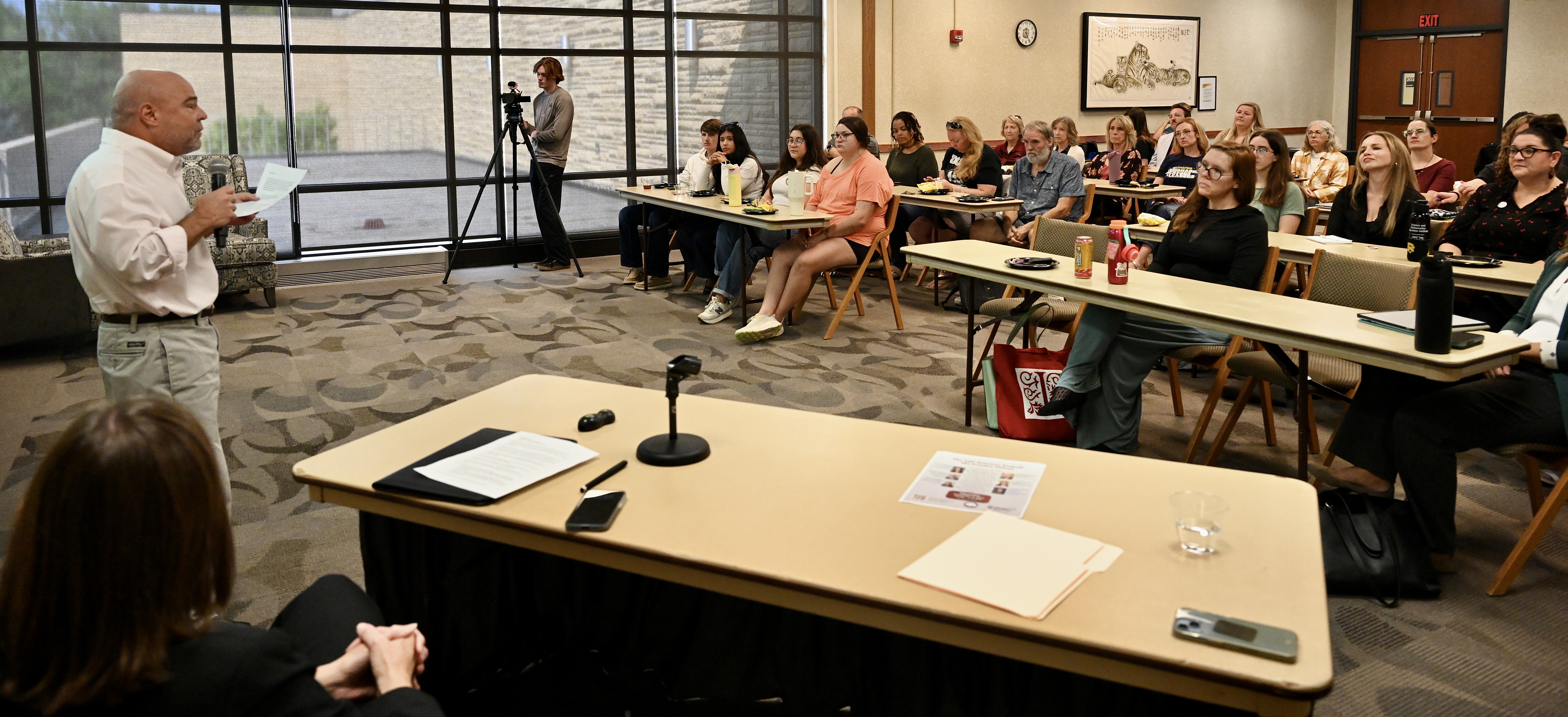 Dr. Darrell Hamlin discusses the importance of creativity at ADP's first fall 2025 event.