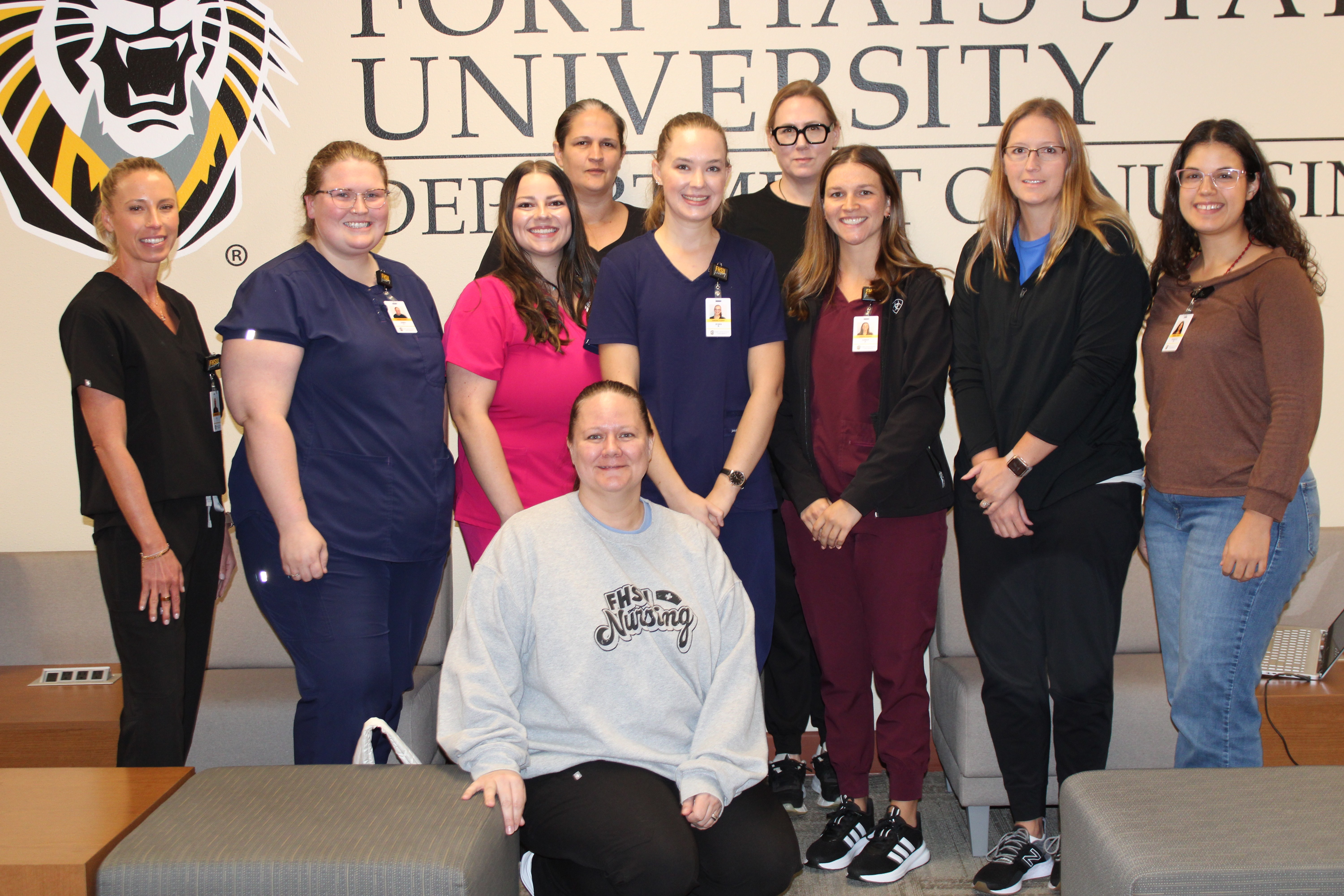 FHSU's first cohort of pre-licensure BSN students