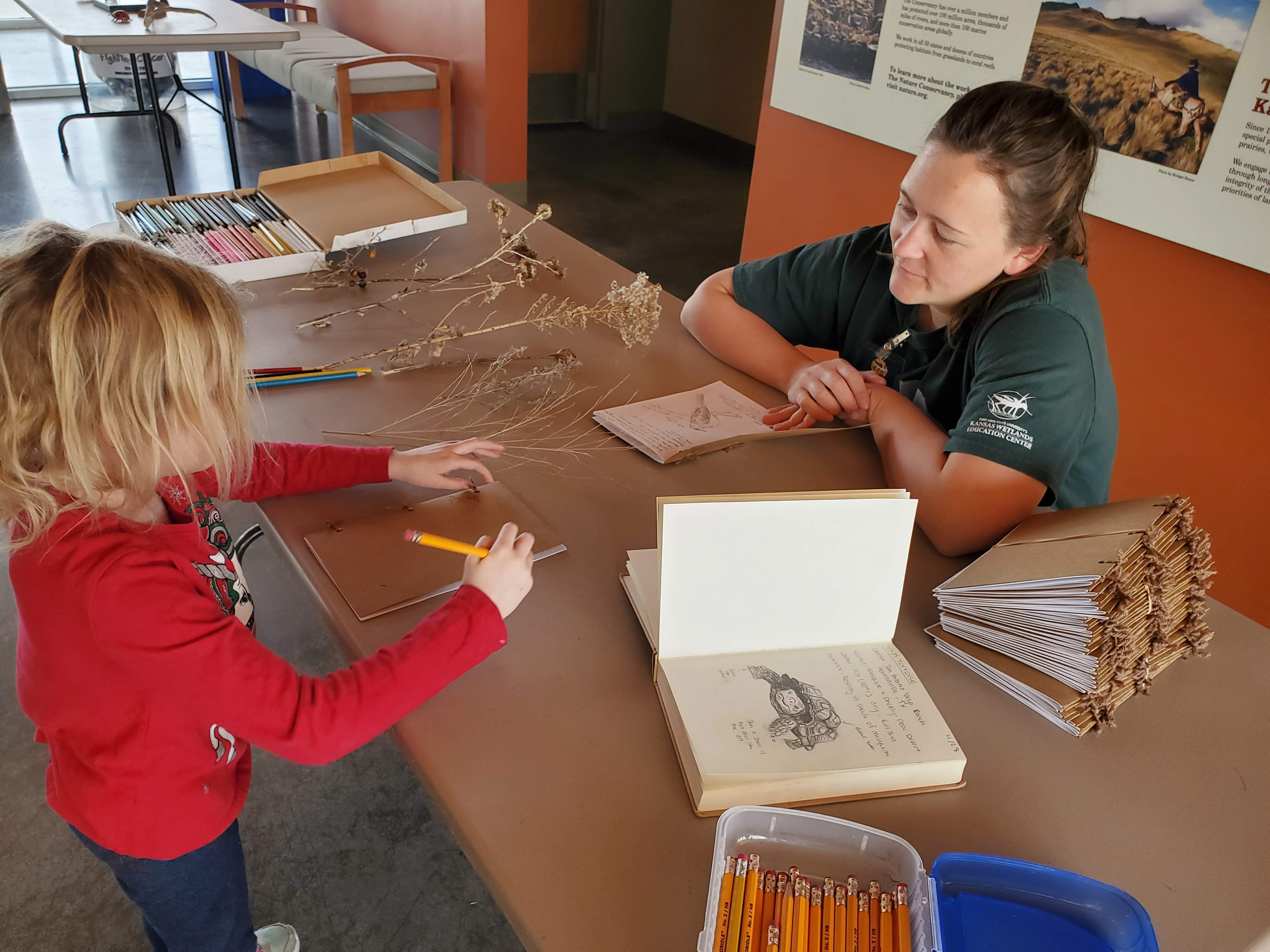 The Kansas Wetlands Education Center will host a hands-on activity each afternoon of Spring Break, March 17-21.