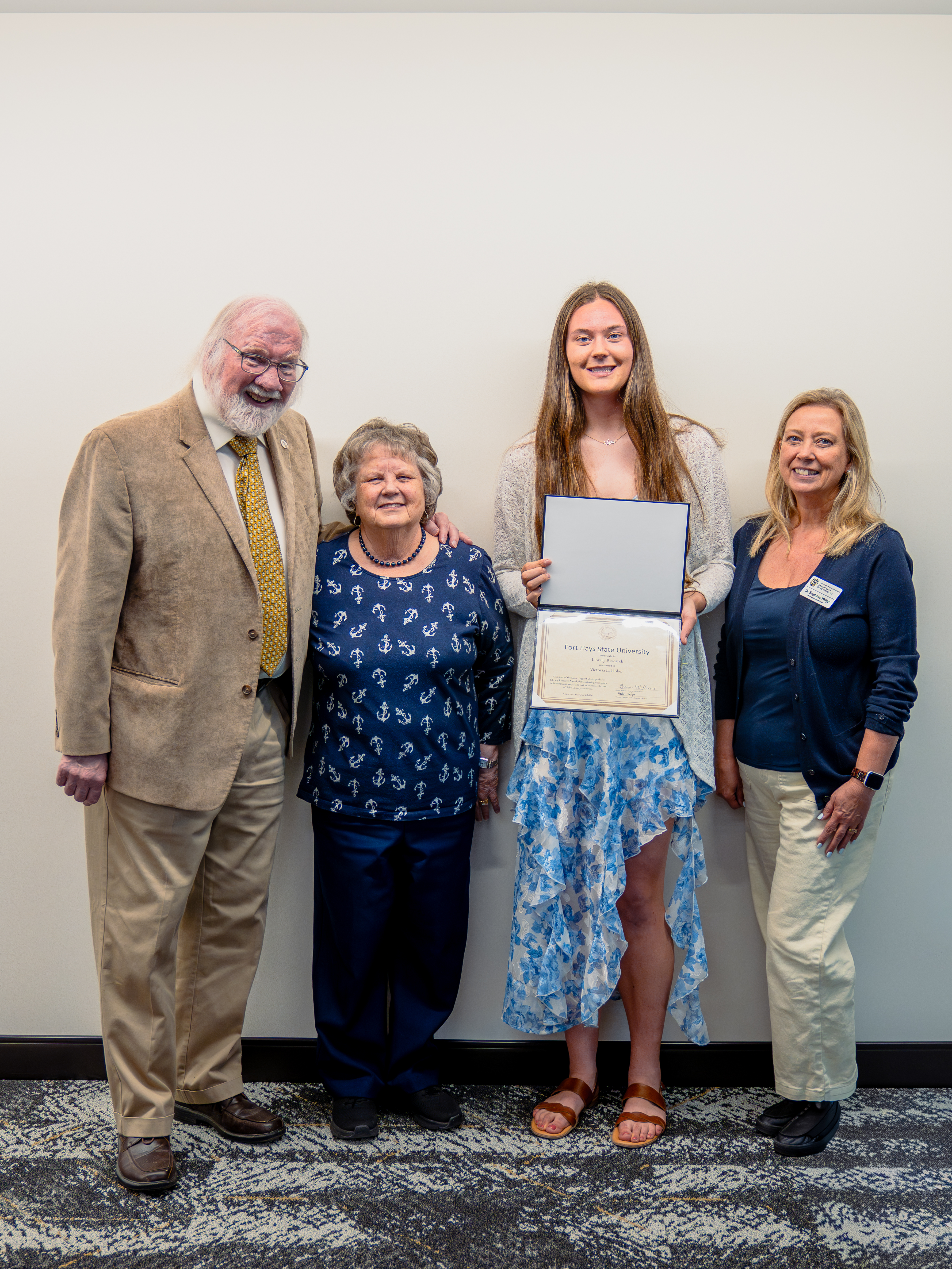 Carrol Haggard, Lynn Haggard, Victoria Hober, Dr. Stephanie Weigel