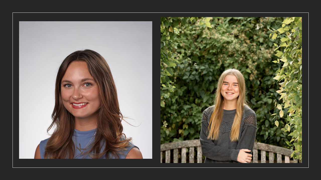 Left to right: Kintzli Wagner and Sarah Jones