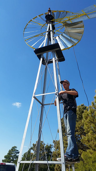 windmill installation windmill installation