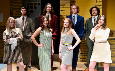 L-R: Jordan Aschenbrenner, Sam Schroeder, Victoria Villines, Caleb Johnson, Lillyan Kimberlin, Karter Smith, Allie Straub, Alan Torres