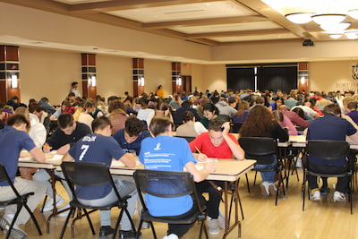 High school students compete in the 46th annual FHSU Math Relays
