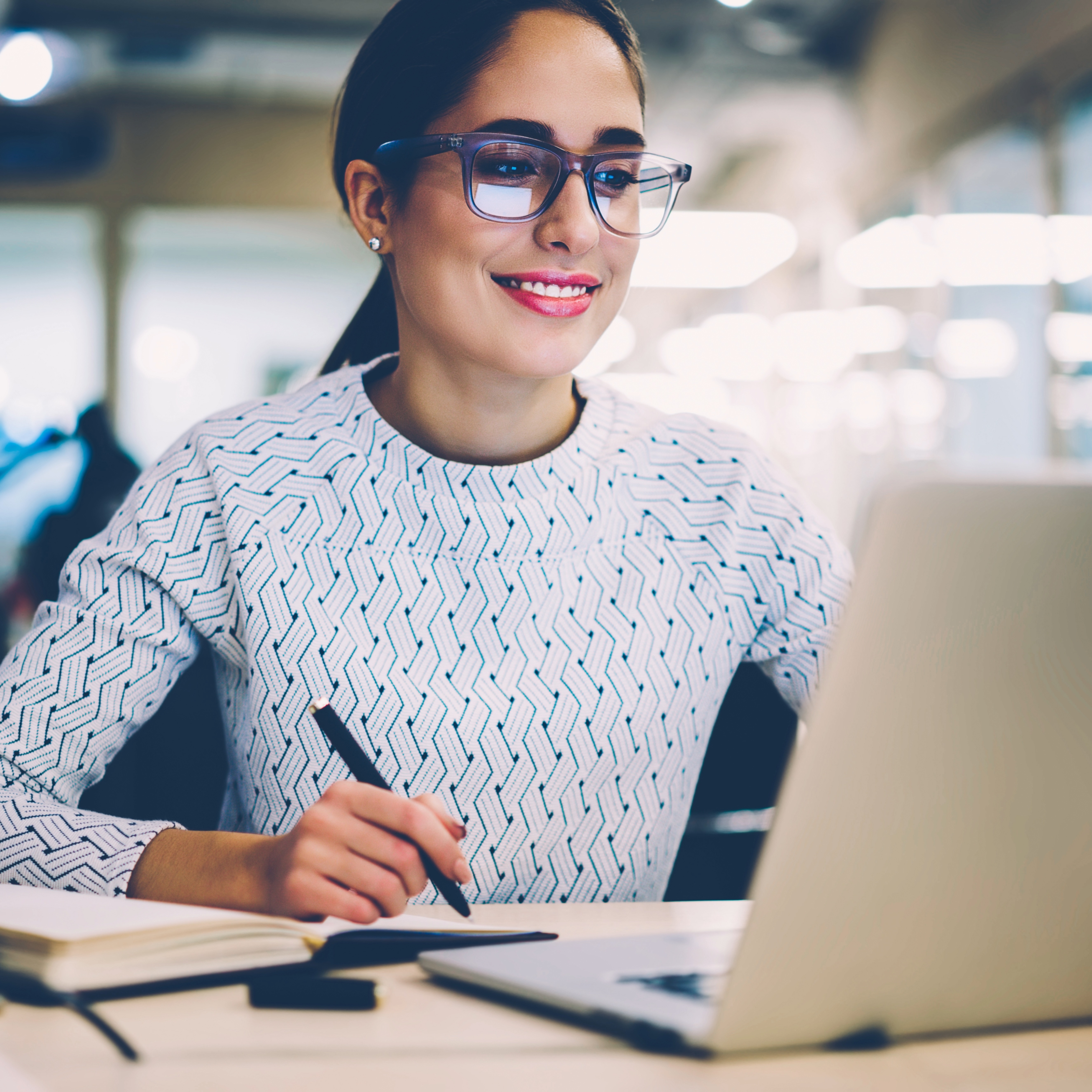 person working on a laptop