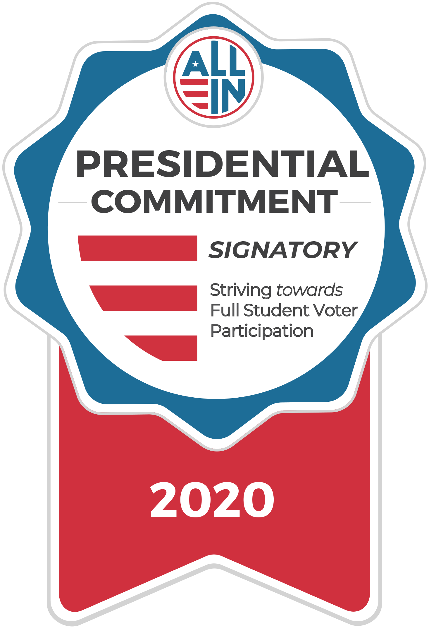Signatory to the Presidents' Commitment to Full Student Voter Participation