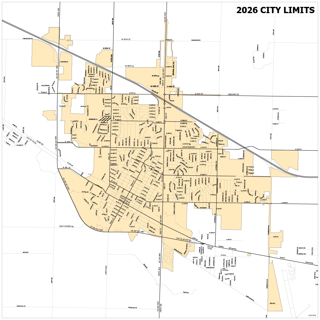 city of hays map