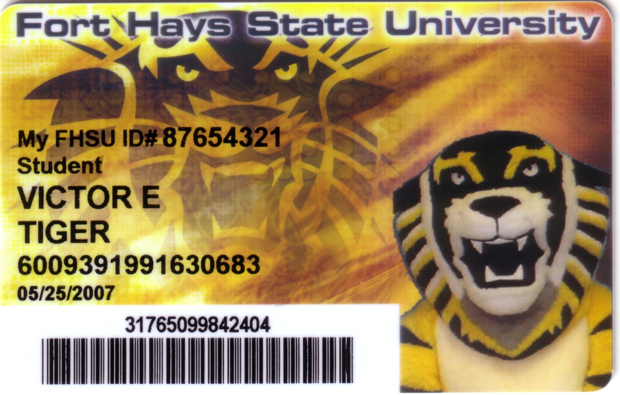 Old version of Tiger Card