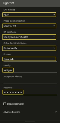 Android certificate