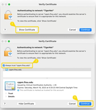 MacOS certificate