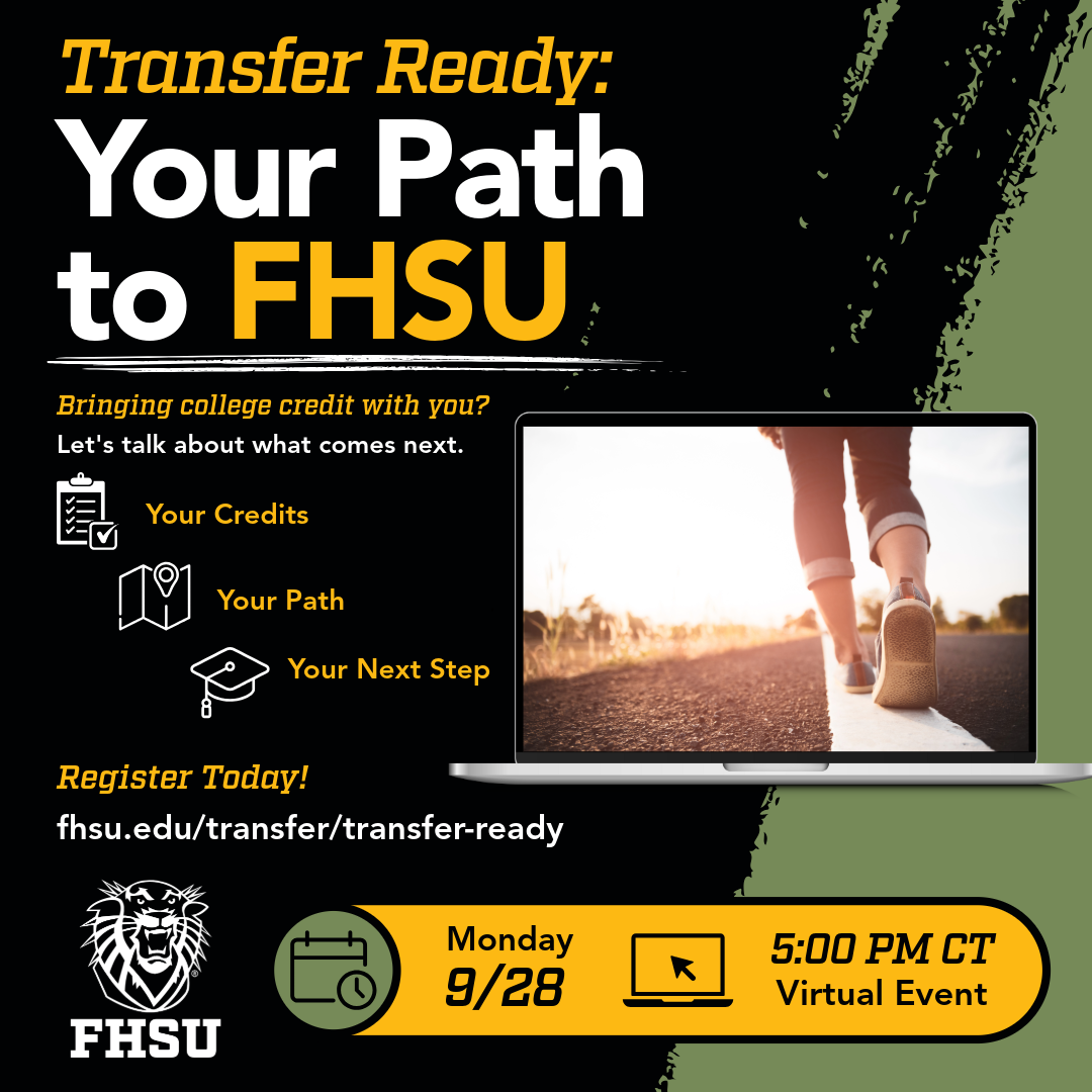Transfer Ready: Your Path to FHSU Webinar information