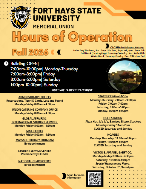 2026 Fall Hours