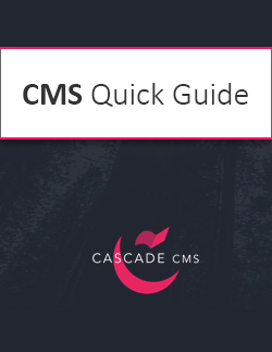 CMS QuickGuide cascade quick guide