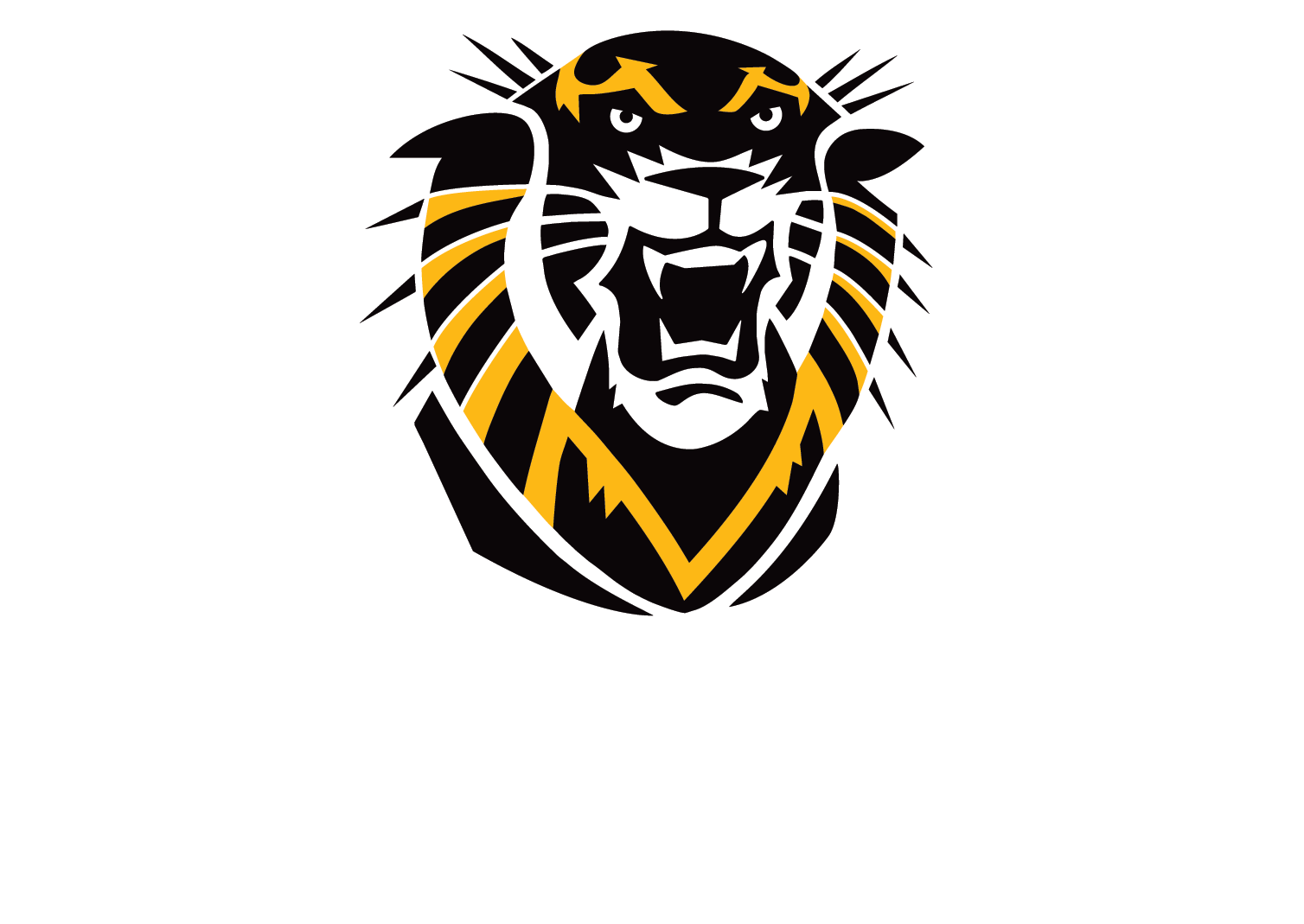 FHSU logo - 2-color, white text - lockdown centered