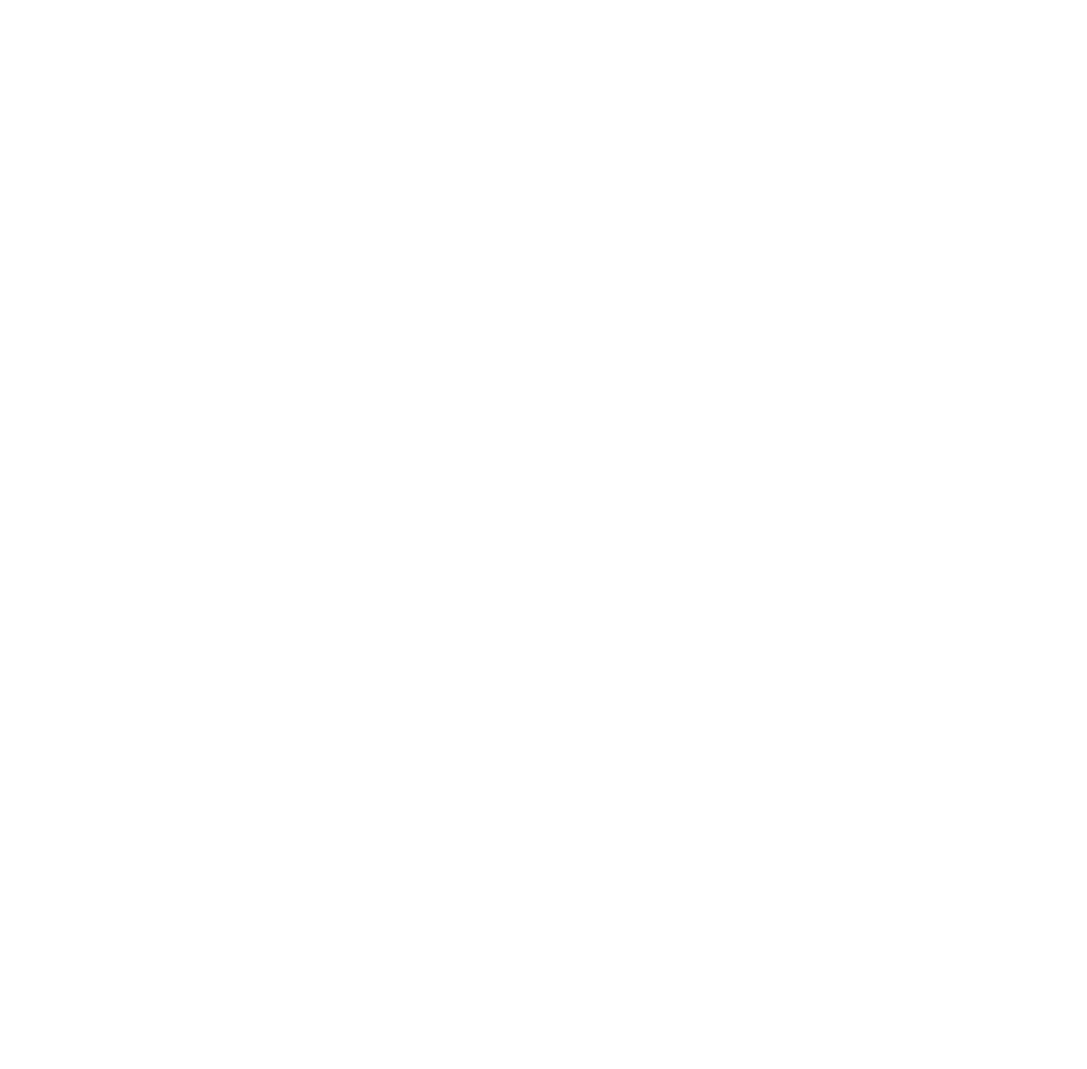 FHSU Victor E. Tiger logo - white