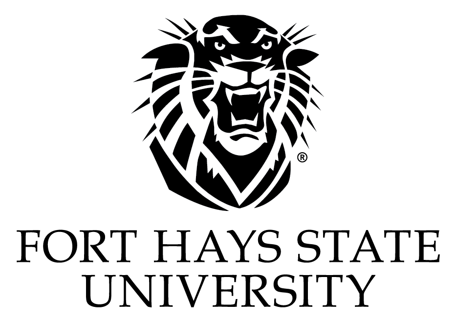 FHSU logo - black - lockdown centered