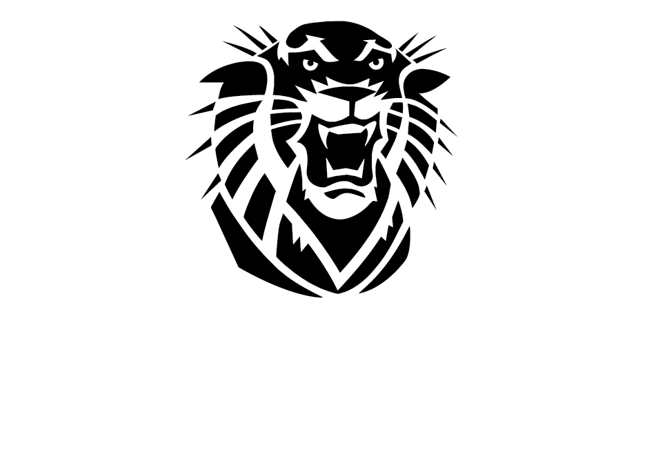 FHSU logo - white - lockdown centered