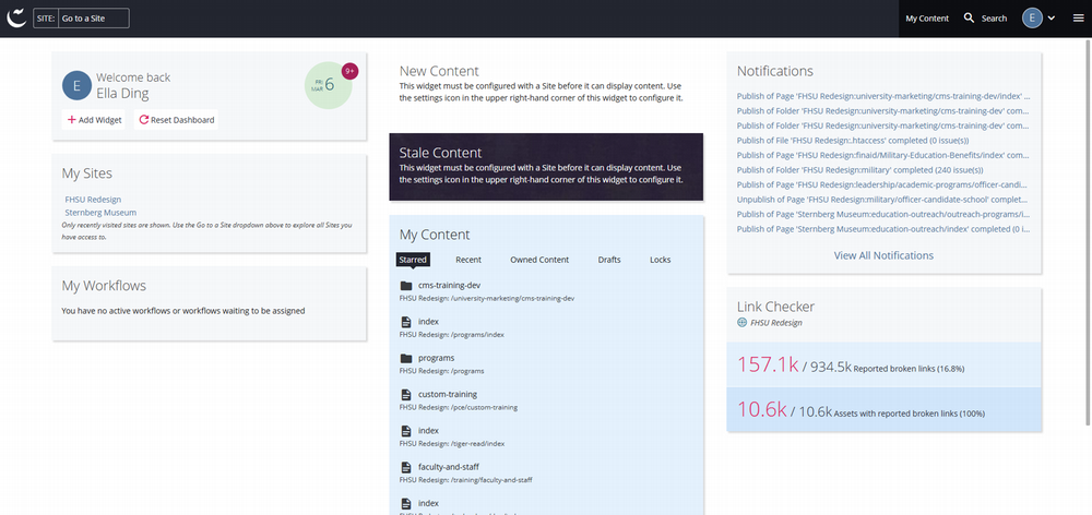 Cascade Dashboard